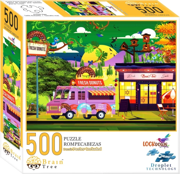 Brain Tree Puzzle Uzavřený Svět 500 dílků
