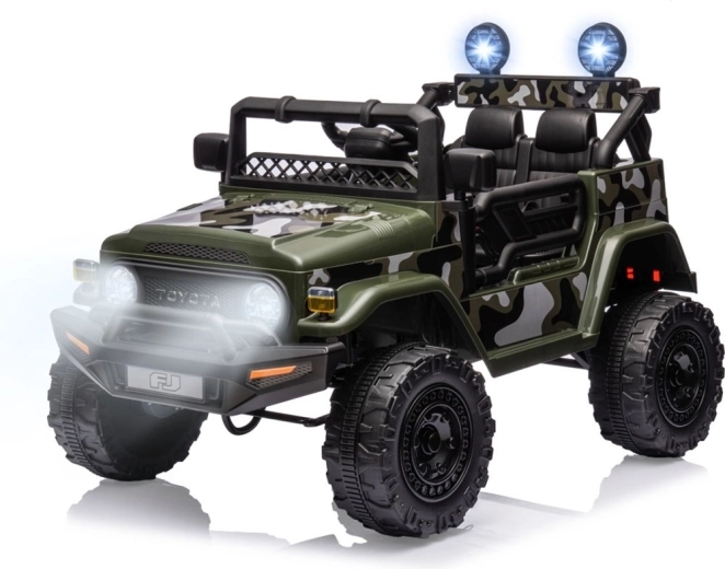 Elektrické autíčko Toyota FJ Cruiser Army pro děti