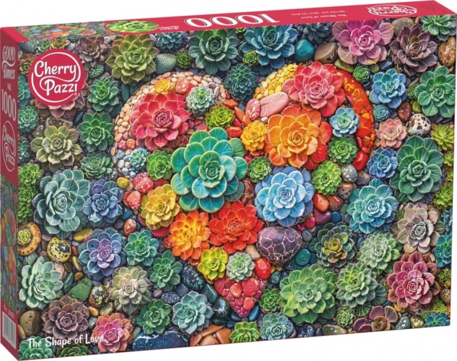 Cherry Pazzi puzzle srdce lásky 1000 dílků