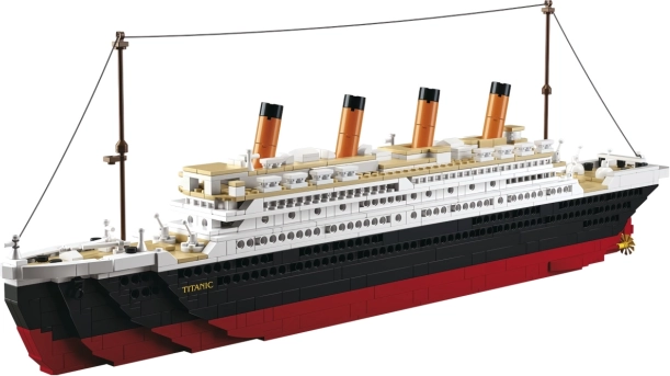 Stavebnice SLUBAN Titanic – velký model 1018 dílků