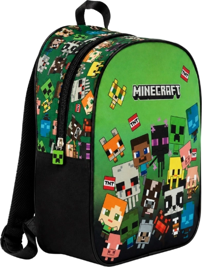 Dětský batoh Minecraft zelený 26 cm