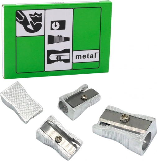 Kovové ořezávátko na tenké pastelky a tužky