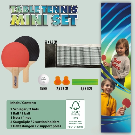 Donic-Schildkröt mini sada na stolní tenis