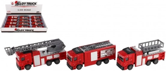 Hasičské auto na zpětný chod Tedies