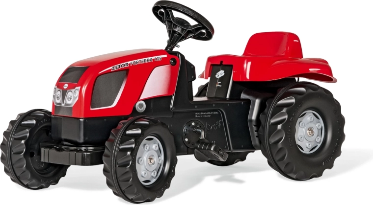Šlapací traktor Zetor červený