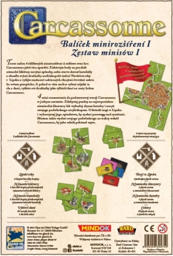 Carcassonne: Mini balíček 1