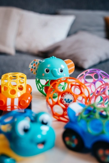 Zvuková stimulace s barevnými korálky