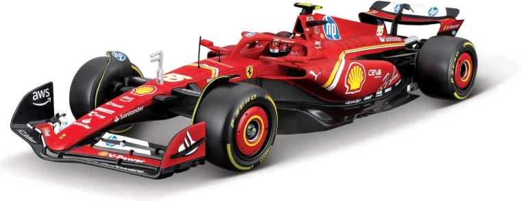 Bburago stavebnice Ferrari SF24 1:24 – Carlos Sainz