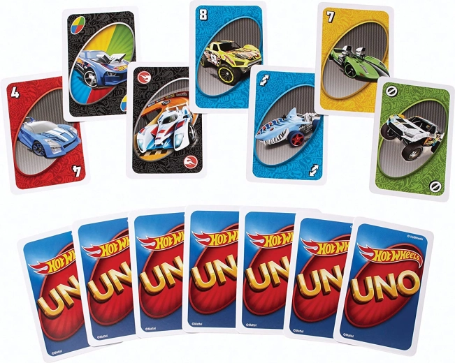 Závodní styl Hot Wheels na každé kartě