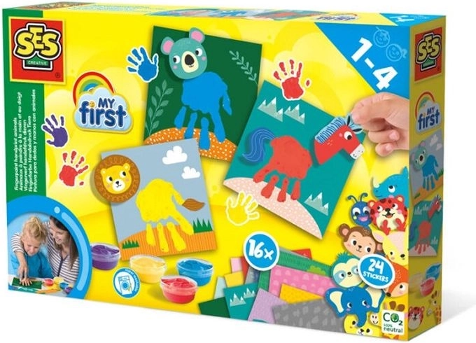 SES Creative My first malování prsty – zvířátka