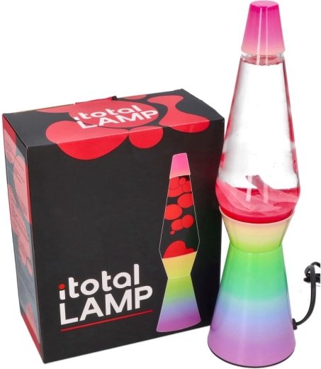 Duha dekorativní lávová lampa
