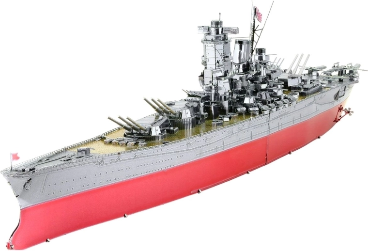 Metal earth iconx 3d kovové puzzle válečná loď Yamato