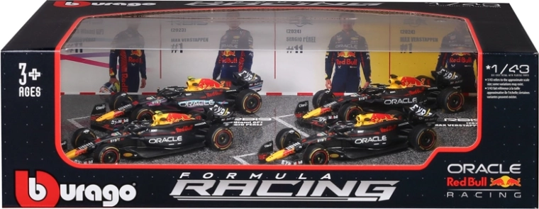 Limitovaná sada 4 vozů Red Bull Racing