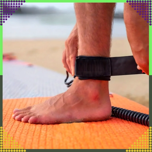 Pohodlný a nastavitelný kotníkový popruh