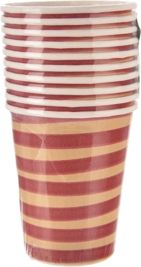 Papírové kelímky Jungle červené 250 ml (10 ks)
