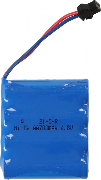 náhradní akumulátor 4,8 v 700 mah ni-cd pro rc war tank 9993
