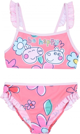 Dívčí dvoudílné plavky Peppa Pig – Růžová 329604-3