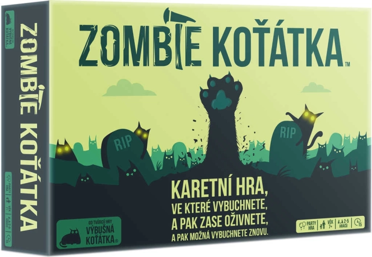 Zombie koťátka – karetní hra