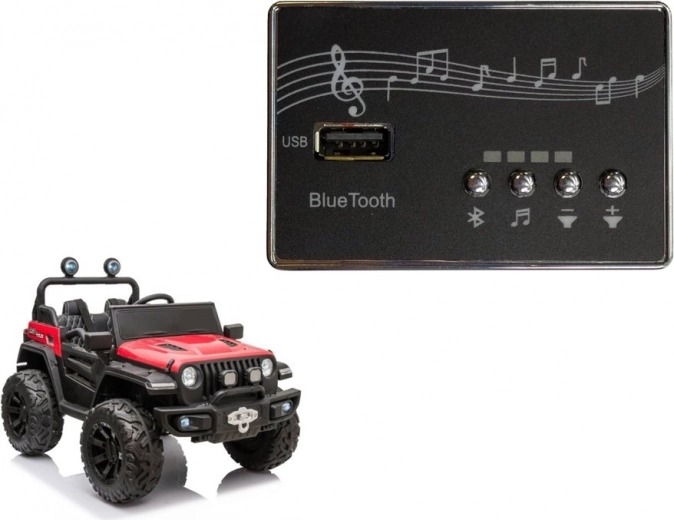 Hudební panel do vozidla na akumulátor