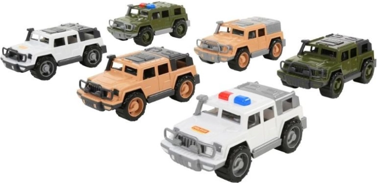 Auto obránce – malé terénní vozidlo (6 druhů)