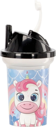 Neprotékající uzávěr s vestavěným brčkem