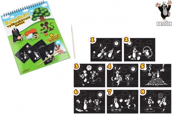 Vyškrabovací notes s Krtečkem