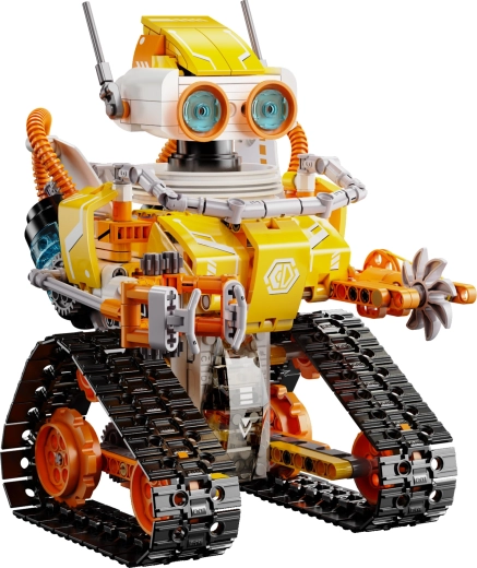 Pásový pohon a funkční detaily pro akční jízdu