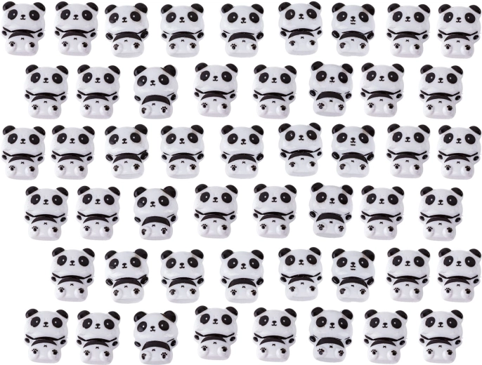 50 pandích figurek a doplňky v sadě