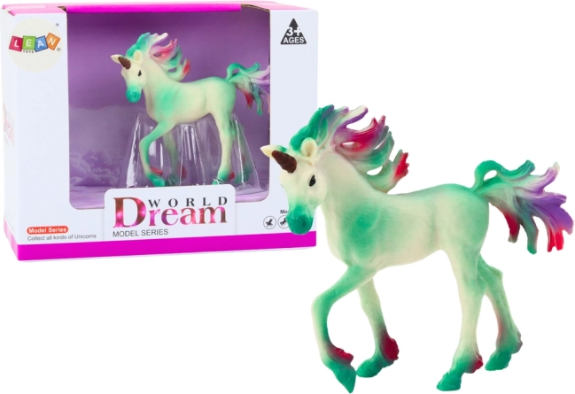Sběratelská figurka malý zelený jednorožec 8 cm