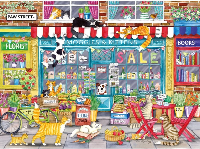 Puzzle Kočky a koťata 1000 dílků GIBSONS