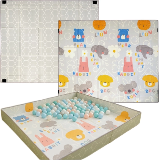 3v1: podložka, ohrádka i bazének na míčky