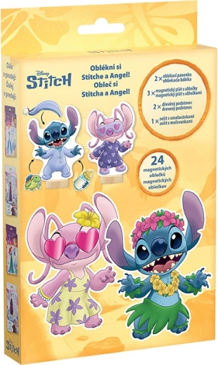 Magnetické oblékání s omalovánkou Lilo & Stitch