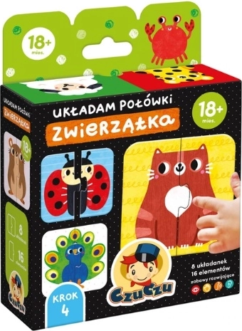 CzuCzu układám poloviny zvířátek – první puzzle