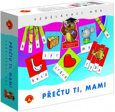 Alexander Přečtu ti, mami – vzdělávací hra pro trénink čtení