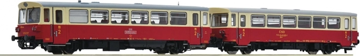 Roco motorový vůz M 152 ČSD s přípojným vozem, digitální se zvukem