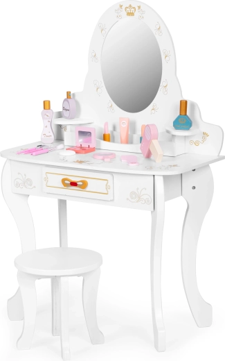 Bezpečná dřevěná konstrukce se zrcadlem