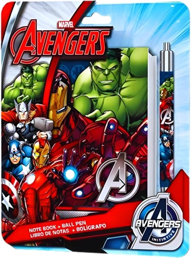 Sada zápisník a propiska Avengers