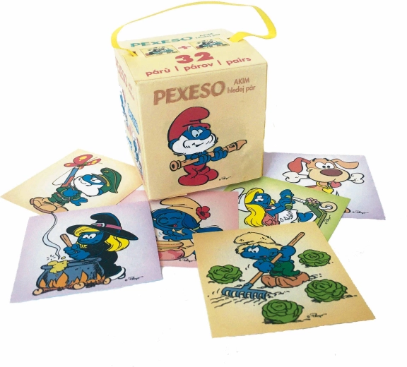 Pexeso Šmoulové v papírové krabičce