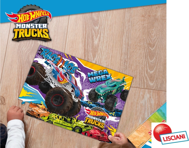 Hot Wheels puzzle 48 dílků 35 × 25 cm