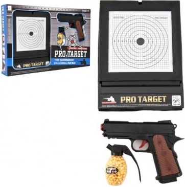 Dětská kuličková pistole 6 mm s terčem