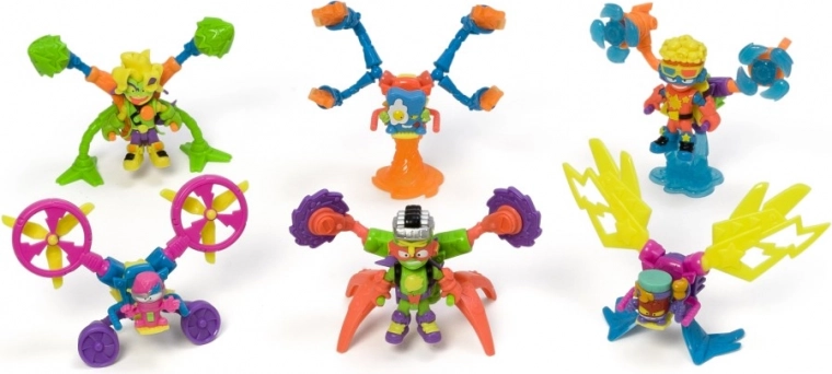 Jedinečná figurka SuperThing v neonovém stylu