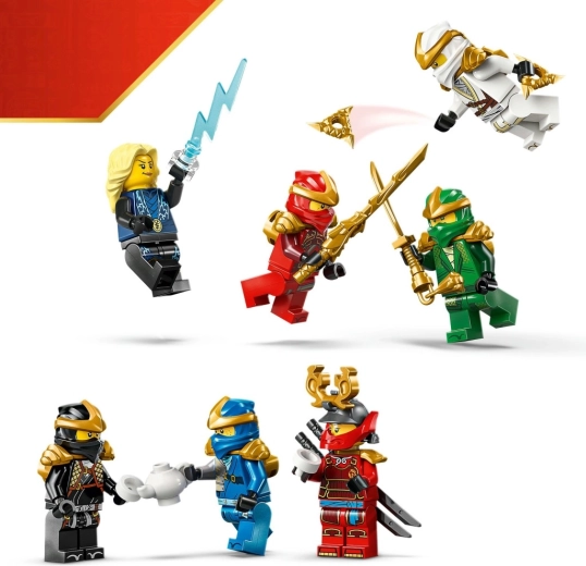 Devět minifigurek včetně exkluzivního Mistra blesku