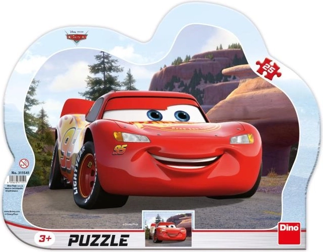 Cars: Blesk na výletě dětské puzzle 25 dílků
