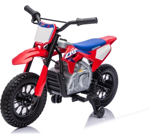 Dětská elektrická motorka Honda CRF450R růžová – Červená