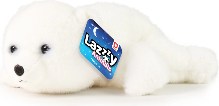 Plyšový bílý medvěd LAZZY ANIMALS 29 cm