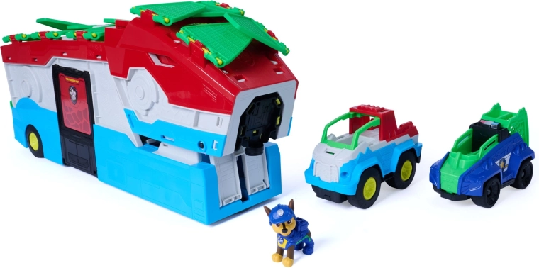 Spin Master Psí patrol a dinosauři proměňovací mobilní velitelství 2 v 1