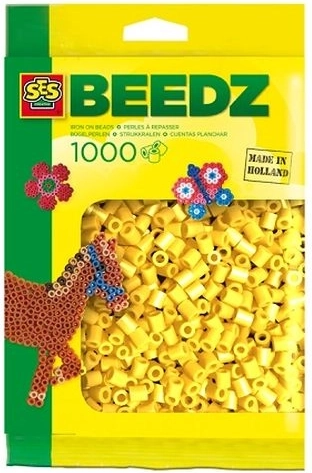 SES Creative zažehlovací korálky žluté 1000 ks