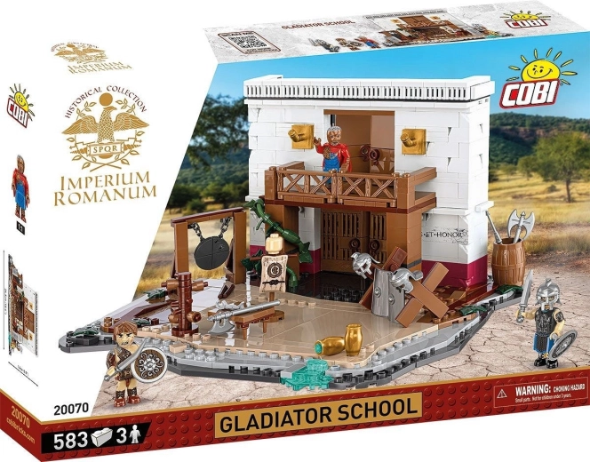 Stavebnice Imperium Romanum – škola gladiátorů, 583 dílků