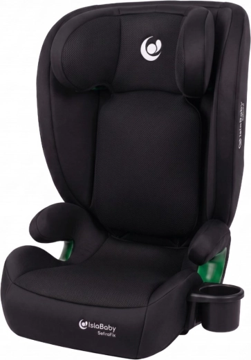 IslaBaby SafiroFix i-Size autosedačka 100–150 cm s ISOFIX – Černá