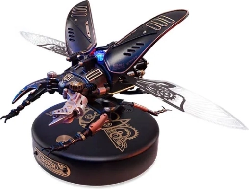 RoboTime 3D mechanické puzzle roháč obecný – bionický model se světlem